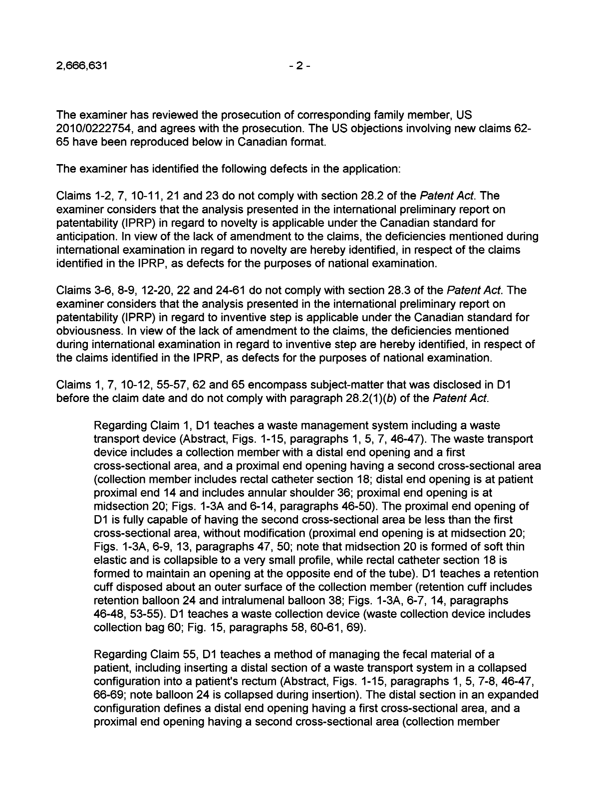 Canadian Patent Document 2666631. Prosecution-Amendment 20131007. Image 2 of 6
