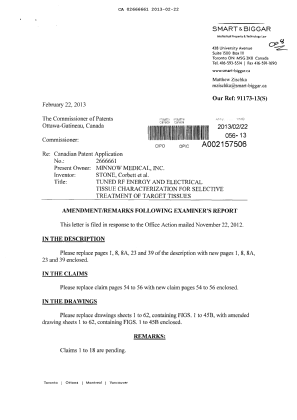 Document de brevet canadien 2666661. Poursuite-Amendment 20130222. Image 1 de 50