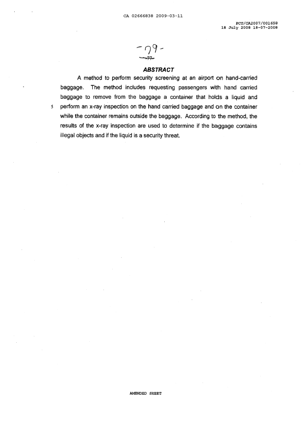 Document de brevet canadien 2666838. Abrégé 20090311. Image 1 de 1