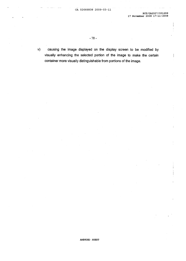 Document de brevet canadien 2666838. Revendications 20090311. Image 23 de 23