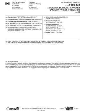 Document de brevet canadien 2666838. Page couverture 20090715. Image 1 de 1