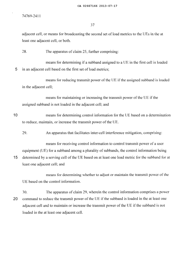 Document de brevet canadien 2667166. Poursuite-Amendment 20130717. Image 25 de 25