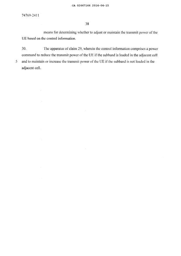 Document de brevet canadien 2667166. Revendications 20140415. Image 9 de 9