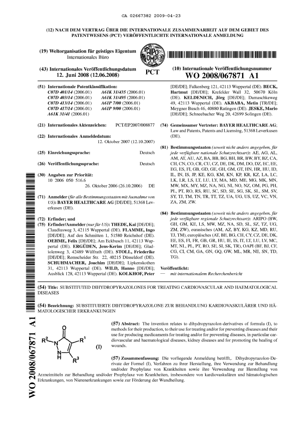 Document de brevet canadien 2667382. PCT 20090423. Image 5 de 5