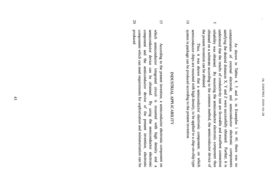 Canadian Patent Document 2667852. Description 20090428. Image 43 of 43