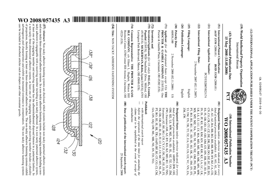 Document de brevet canadien 2668167. Abrégé 20090430. Image 1 de 1