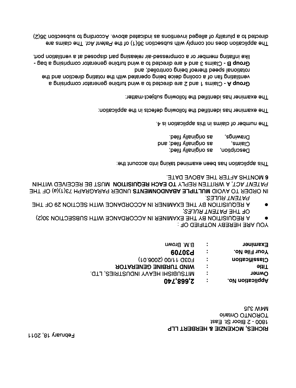 Document de brevet canadien 2668740. Poursuite-Amendment 20101218. Image 1 de 2