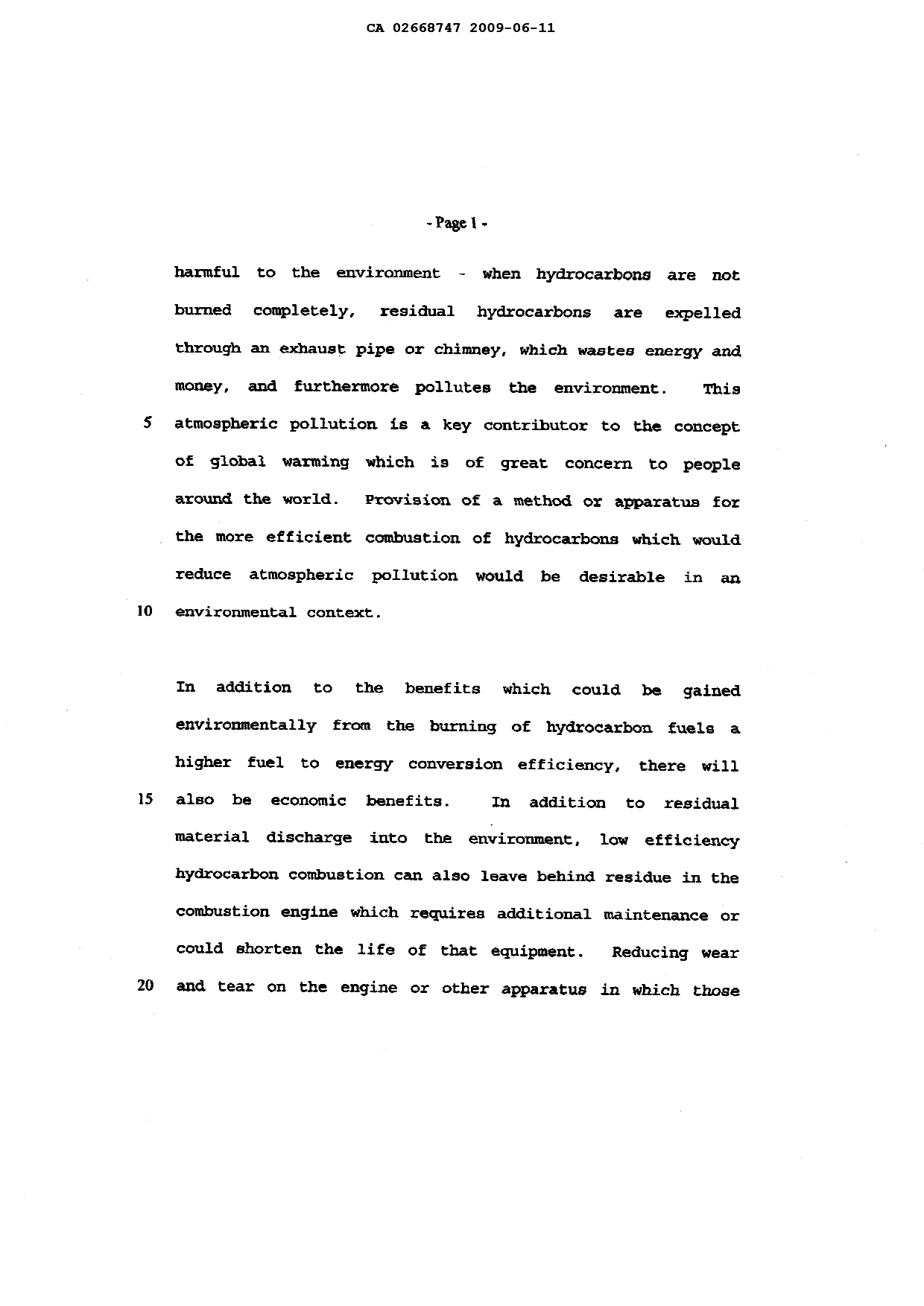 Document de brevet canadien 2668747. Description 20090611. Image 2 de 23
