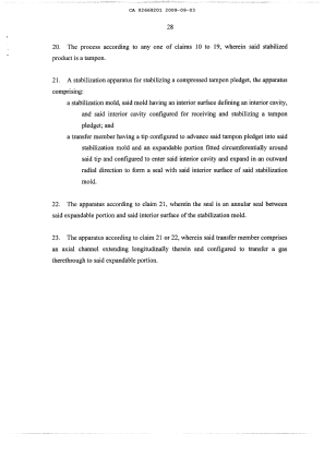 Document de brevet canadien 2669201. Revendications 20081203. Image 4 de 4
