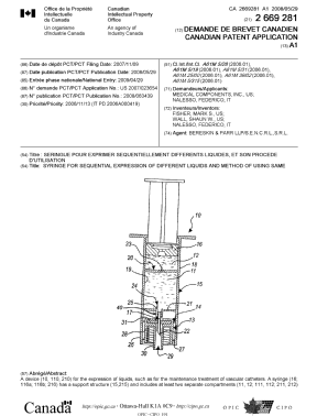 Document de brevet canadien 2669281. Page couverture 20090812. Image 1 de 2
