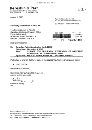 Document de brevet canadien 2669281. Poursuite-Amendment 20130801. Image 1 de 1
