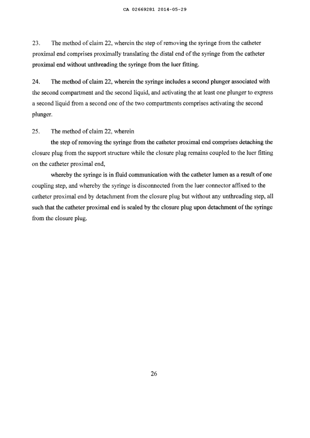 Document de brevet canadien 2669281. Revendications 20140529. Image 8 de 8