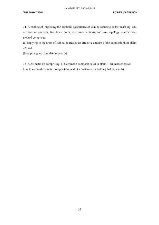 Document de brevet canadien 2671277. Revendications 20090529. Image 5 de 5