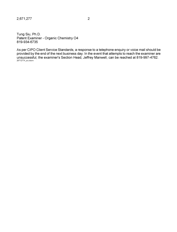 Document de brevet canadien 2671277. Poursuite-Amendment 20140910. Image 2 de 2