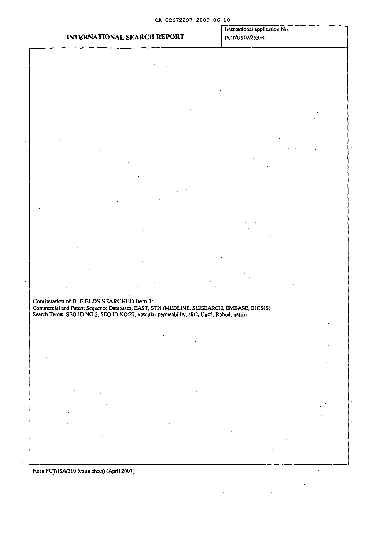 Document de brevet canadien 2672297. PCT 20081210. Image 2 de 2
