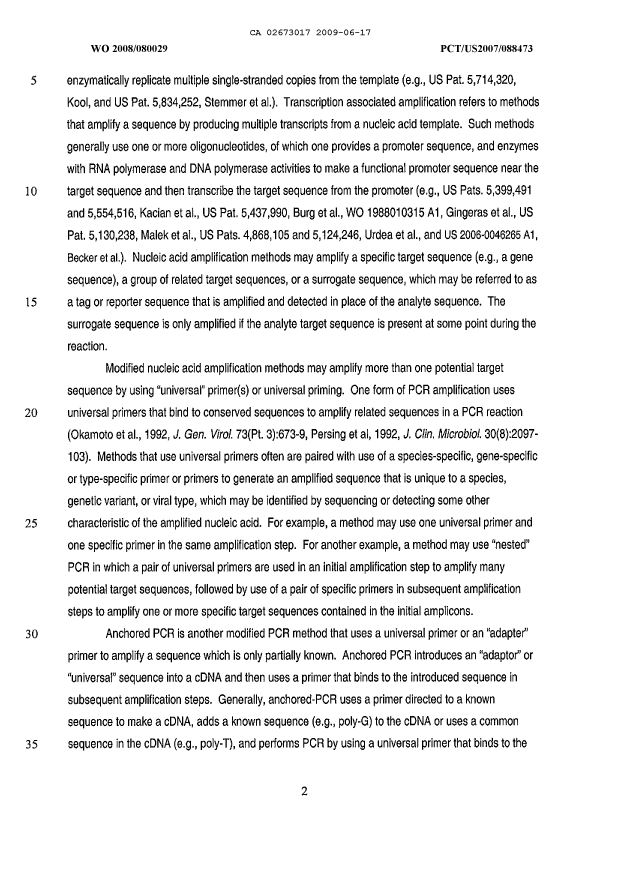 Canadian Patent Document 2673017. Description 20140506. Image 2 of 92
