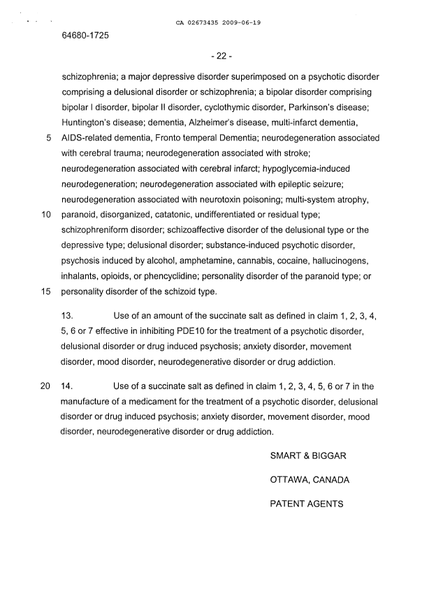 Document de brevet canadien 2673435. Revendications 20090620. Image 3 de 3