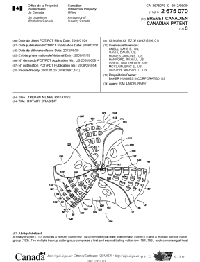 Document de brevet canadien 2675070. Page couverture 20120507. Image 1 de 2