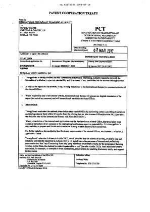 Canadian Patent Document 2676330. PCT 20090714. Image 2 of 16