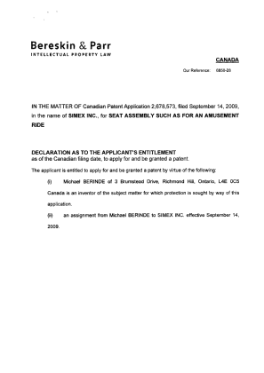 Canadian Patent Document 2678573. Correspondence 20091214. Image 2 of 3