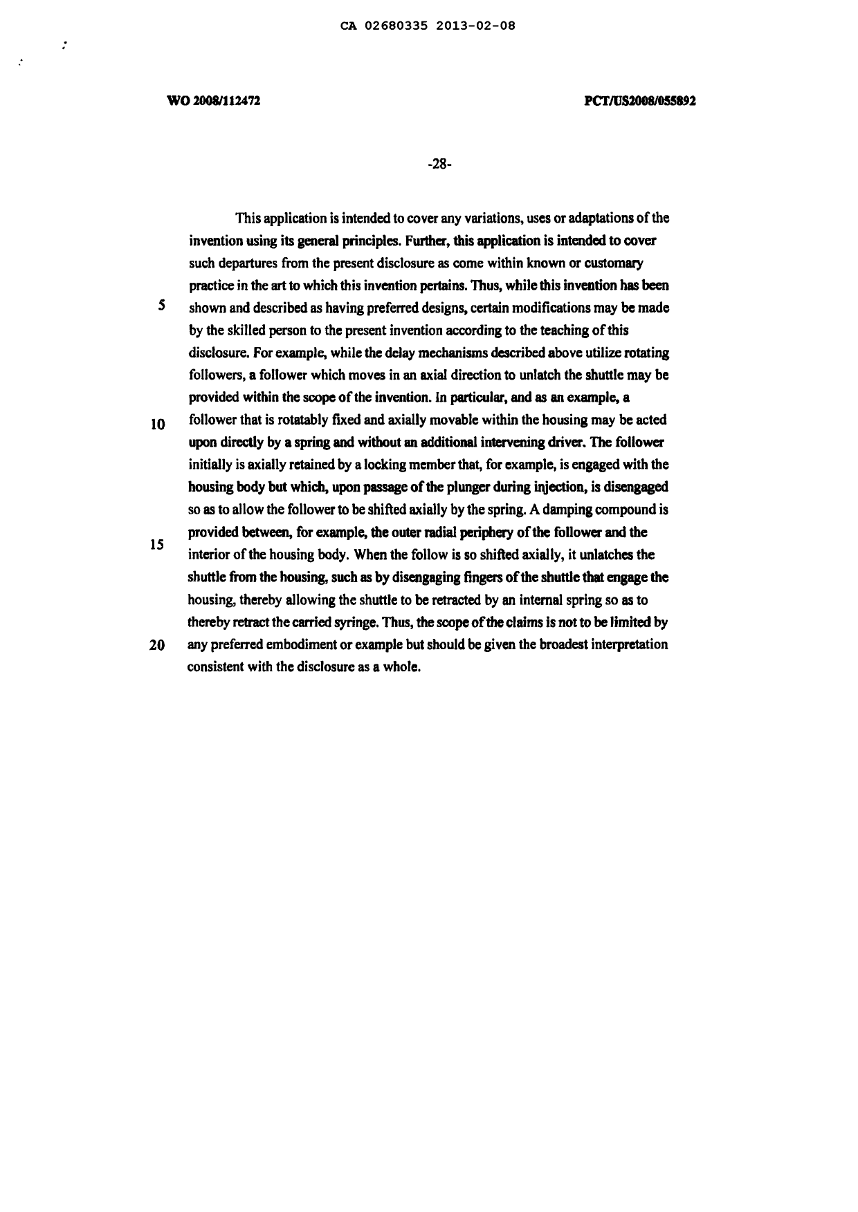 Canadian Patent Document 2680335. Description 20130208. Image 28 of 28