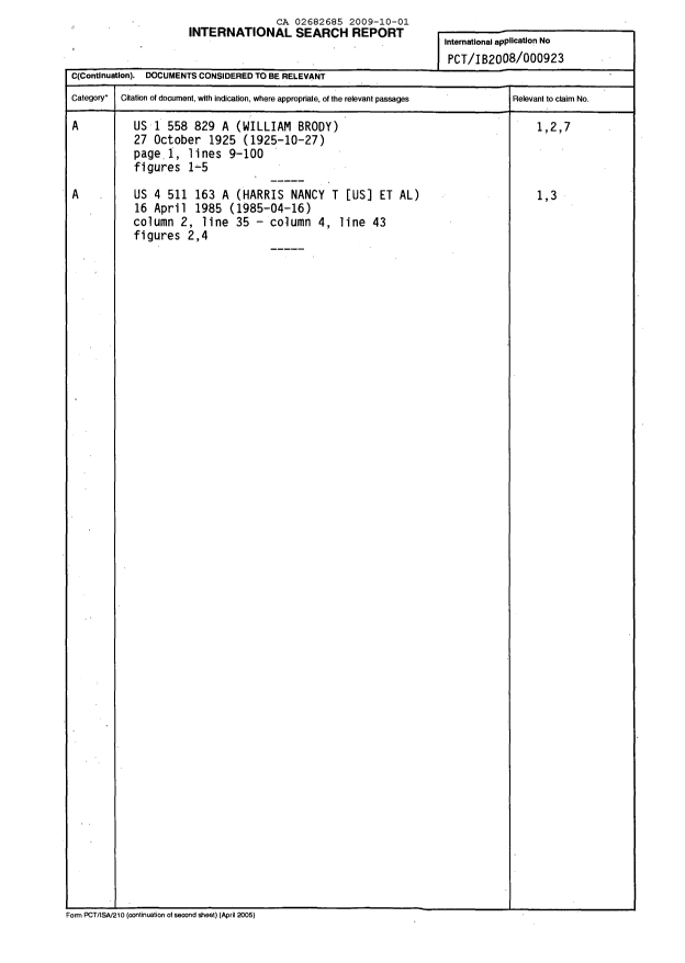 Document de brevet canadien 2682685. PCT 20091001. Image 2 de 4