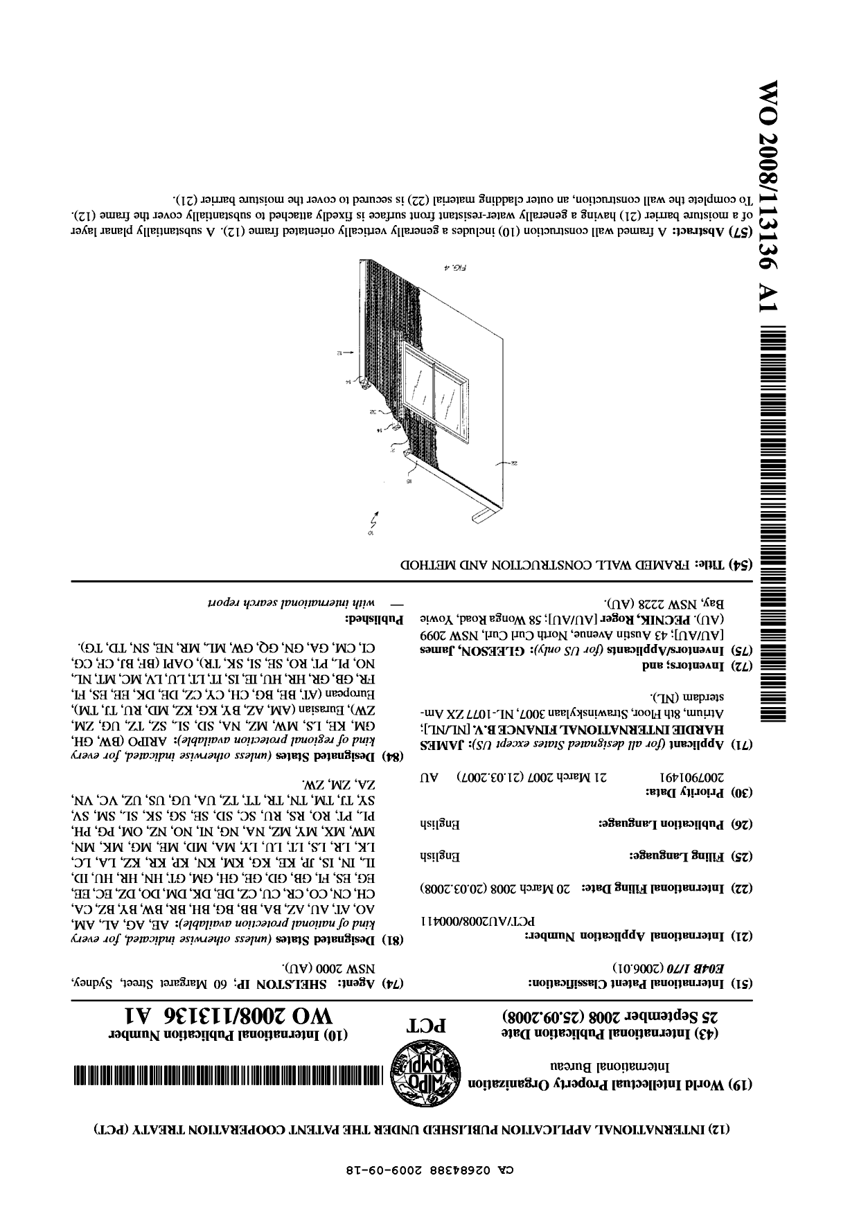 Canadian Patent Document 2684388. Abstract 20090918. Image 1 of 1