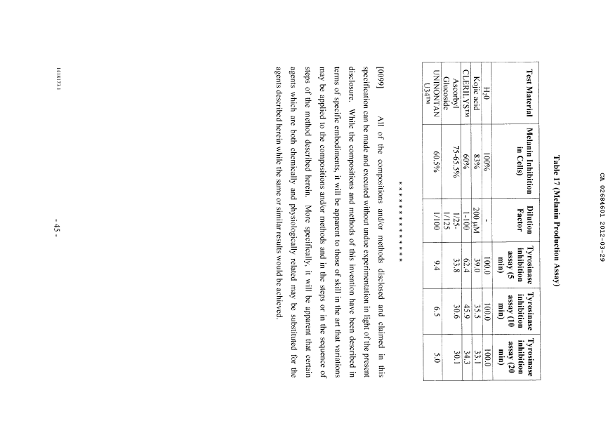 Canadian Patent Document 2684601. Description 20111229. Image 45 of 46