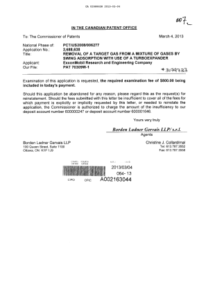 Document de brevet canadien 2688638. Poursuite-Amendment 20130304. Image 1 de 1