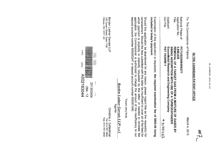 Canadian Patent Document 2688638. Prosecution-Amendment 20130304. Image 1 of 1