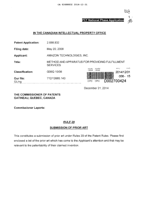 Canadian Patent Document 2688832. Prosecution-Amendment 20141231. Image 1 of 2