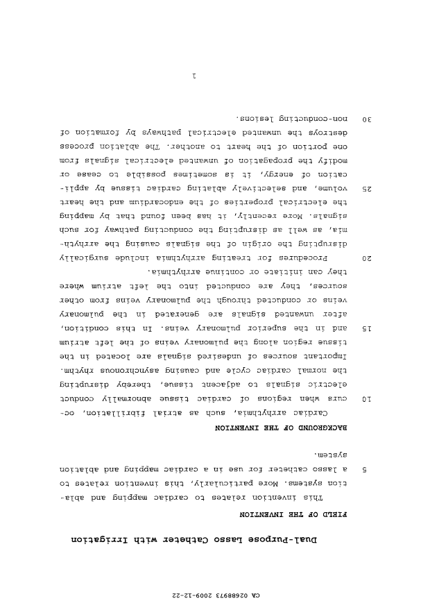 Canadian Patent Document 2688973. Description 20091222. Image 1 of 17