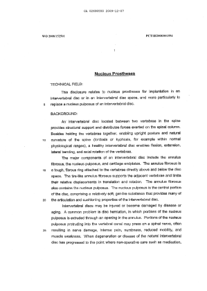 Canadian Patent Document 2690550. Description 20081207. Image 1 of 29