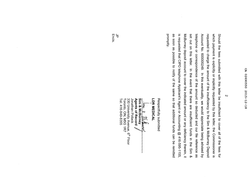 Document de brevet canadien 2690550. Poursuite-Amendment 20141218. Image 2 de 14