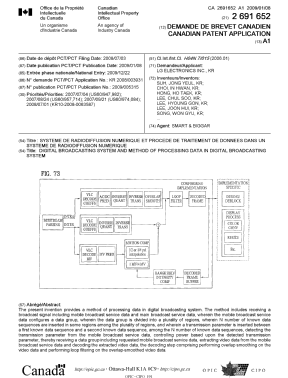 Document de brevet canadien 2691652. Page couverture 20100312. Image 1 de 2