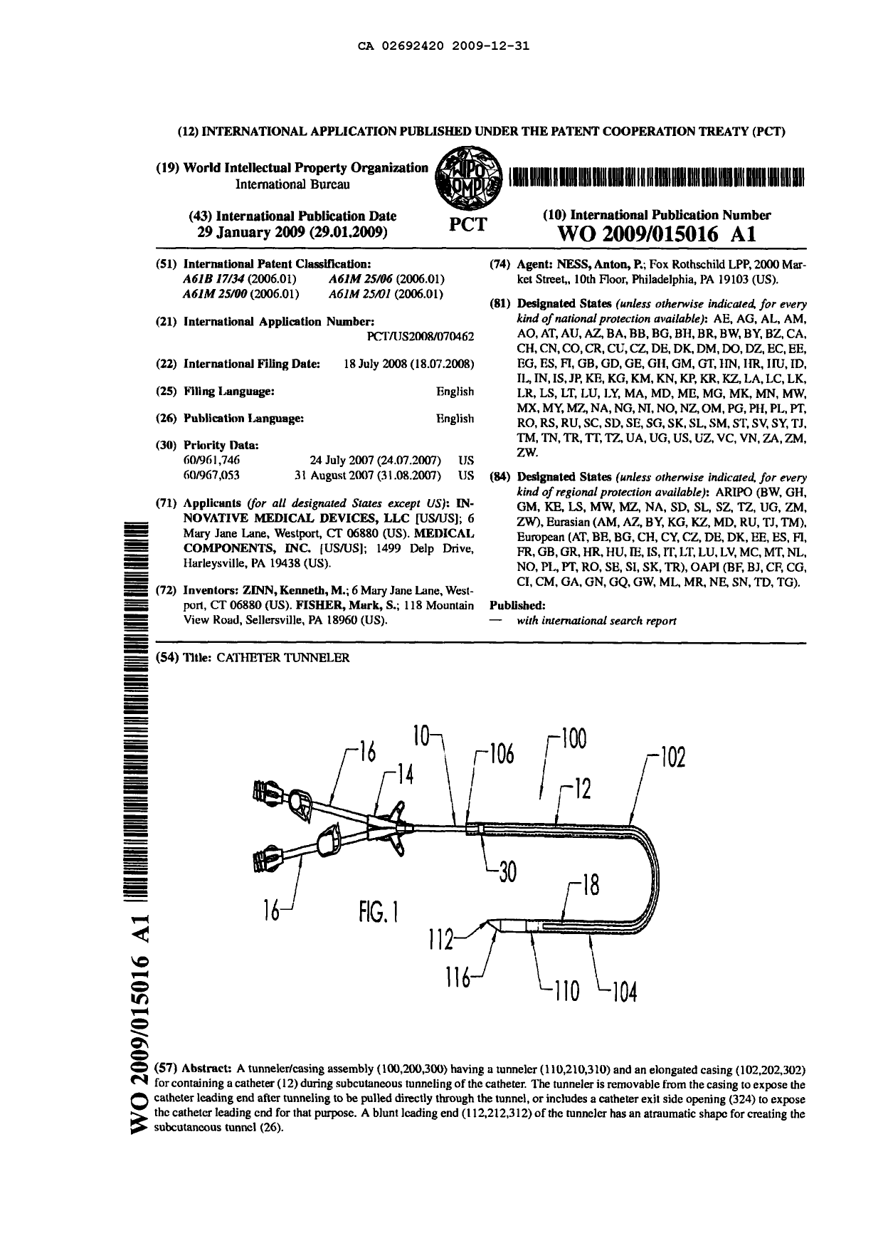 Canadian Patent Document 2692420. PCT 20091231. Image 23 of 23