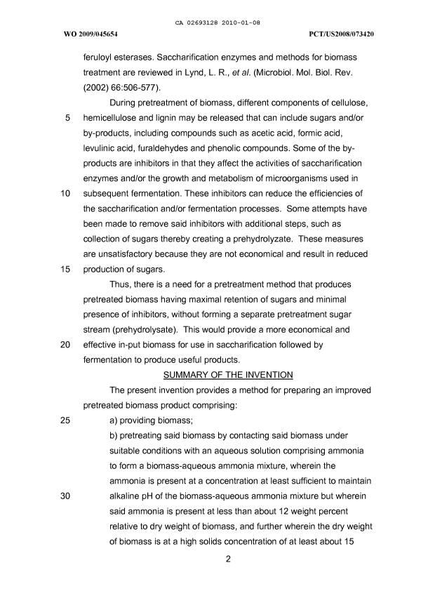 Canadian Patent Document 2693128. Description 20100108. Image 2 of 33