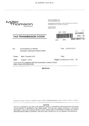 Document de brevet canadien 2693567. Poursuite-Amendment 20121201. Image 70 de 70
