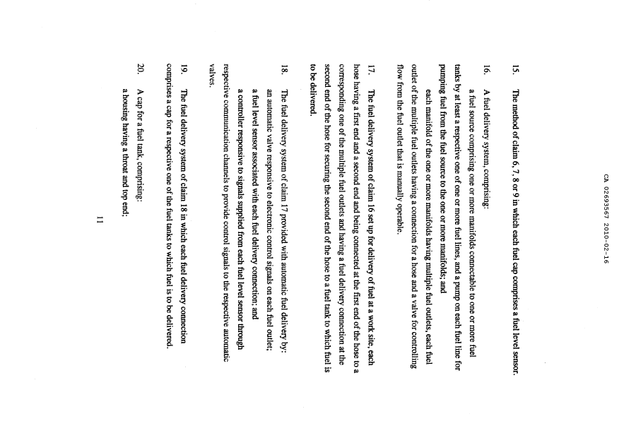 Document de brevet canadien 2693567. Revendications 20121211. Image 3 de 5