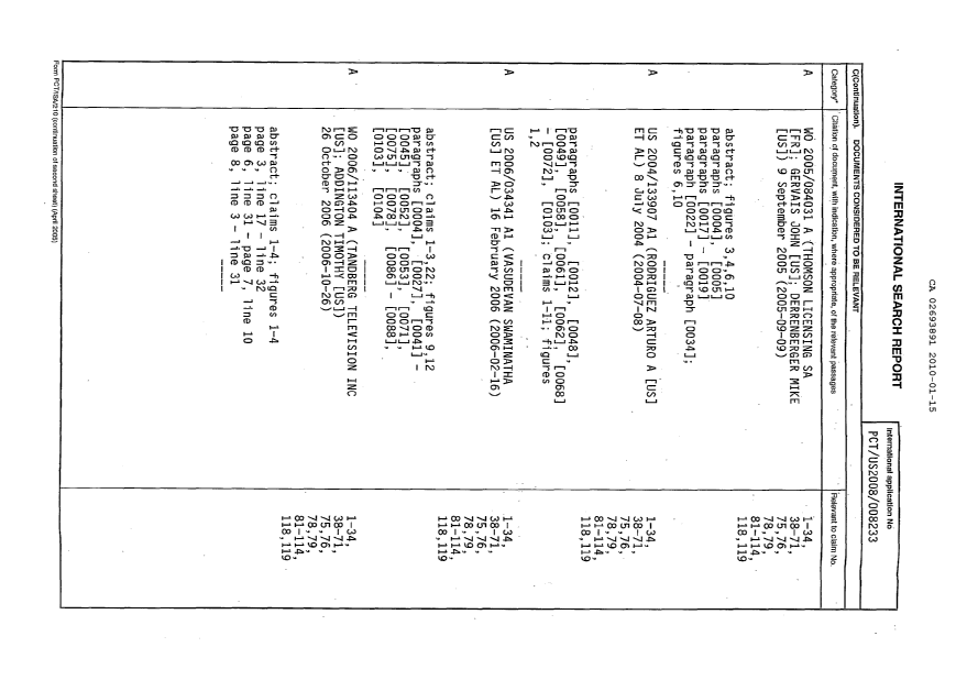 Document de brevet canadien 2693891. PCT 20100115. Image 2 de 5