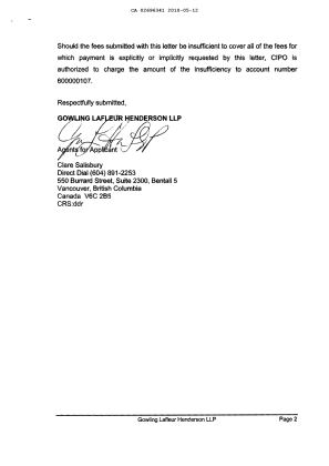 Document de brevet canadien 2696341. Correspondance 20091212. Image 2 de 4