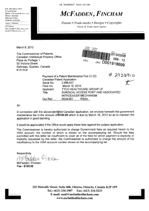 Document de brevet canadien 2696637. Taxes 20120308. Image 1 de 1