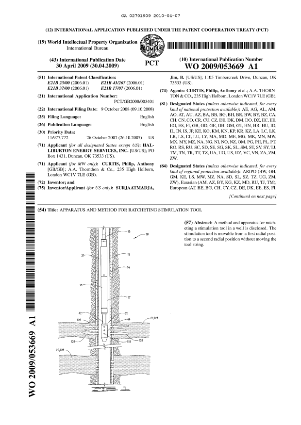Document de brevet canadien 2701909. Abrégé 20100407. Image 1 de 2