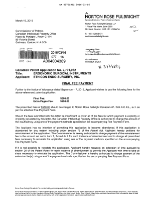 Canadian Patent Document 2701962. Correspondence 20160316. Image 1 of 2
