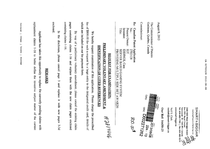 Document de brevet canadien 2702128. Poursuite-Amendment 20130808. Image 1 de 14