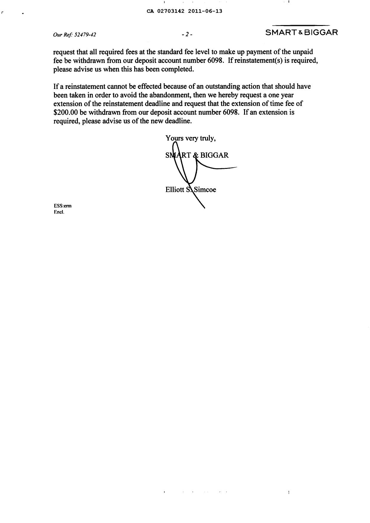 Canadian Patent Document 2703142. Prosecution-Amendment 20110613. Image 2 of 2