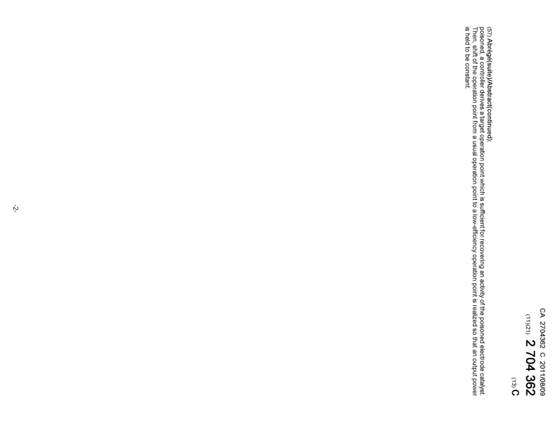 Document de brevet canadien 2704362. Page couverture 20101212. Image 2 de 2