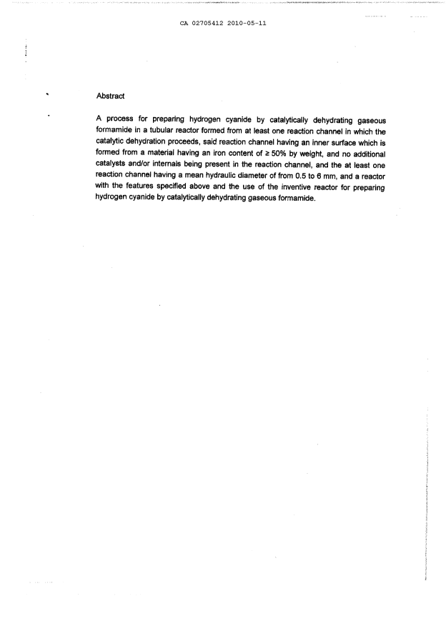 Document de brevet canadien 2705412. Abrégé 20100511. Image 1 de 1