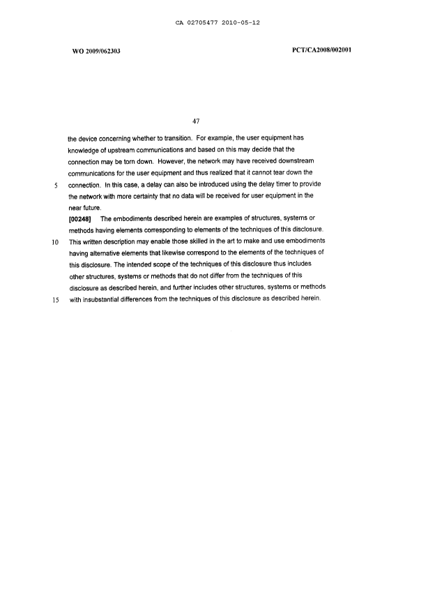 Document de brevet canadien 2705477. Description 20100512. Image 47 de 47