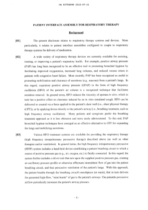 Document de brevet canadien 2706090. Description 20150721. Image 1 de 27